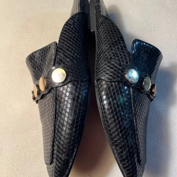 Kensie Black and Gold Mules - Picture 5 of 5